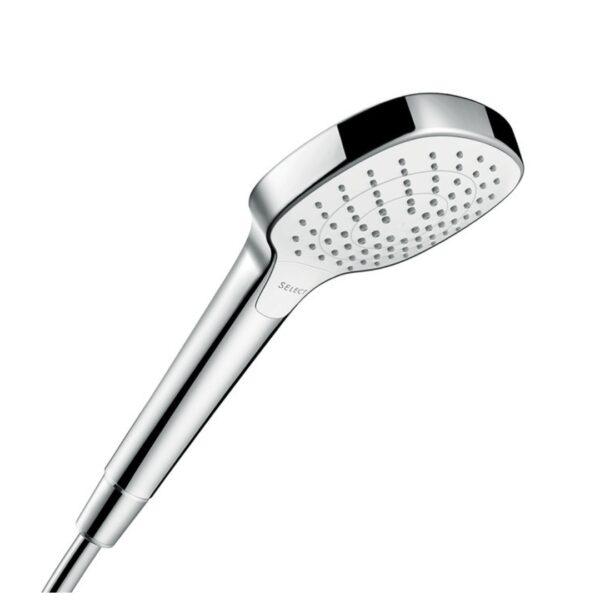 26812400 Hansgrohe Croma Select E White Chrome Vario Hand Shower 110mm_Stiles_Product_Image