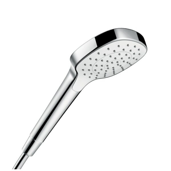 26814400 Hansgrohe Croma E White Chrome Hand Shower 110mm_Stiles_Product_Image