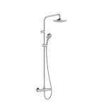 26276000 Hansgrohe Vernis Blend Shower Set 200 with Thermostat_Stiles_Product_Image