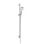 26537400 Hansgrohe Crometta White Chrome Hand Shower Set with Bar_Stiles_Product_Image