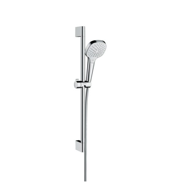 26582400 Hansgrohe Croma Select E White Chrome Hand Shower Set Vario with Bar_Stiles_Product_Image