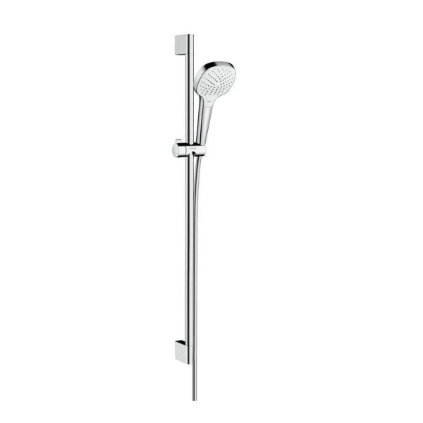 26592400 Hansgrohe Croma Select E White Chrome Hand Shower Set Vario with Bar_Stiles_Product_Image