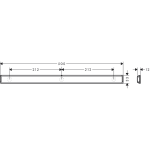 27902670 Hansgrohe WallStoris Wall Bar 500mm_Stiles_TechDrawing_Image