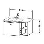 BR401202222 Duravit Brioso HG White Vanity 442x820x479mm_Stiles_TechDrawing_Image