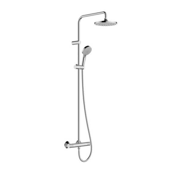 Hansgrohe Vernis Blend Shower Pipe Set with Thermostat 200mm_Stiles_Product_Image