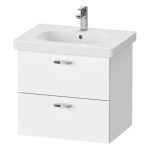 XB618901818 Duravit XBase White Matt 2D Vanity 600mm_Stiles_Product_Image