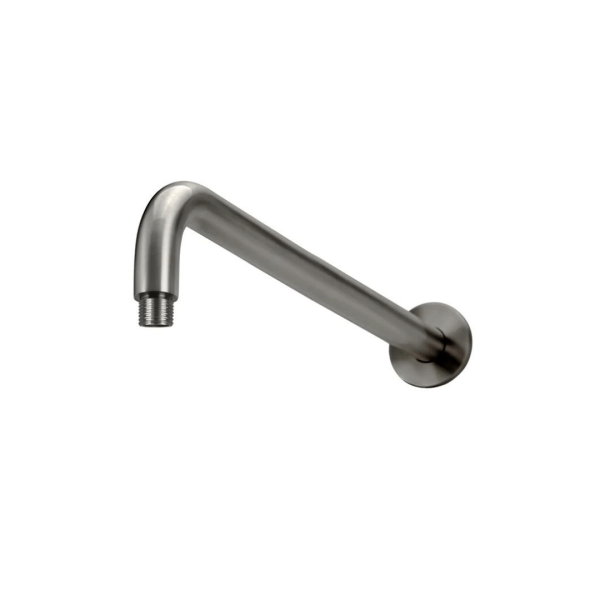 MA09-400-PVDGM Meir Round Gun Metal Curved Wall Shower Arm_Stiles_Product_Image