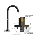 MB06-CH Meir Round Champagne Freestanding Bath Spout_Stiles_TechDrawing_Image 2