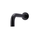 MS05 Meir Round Curved Matt Black Wall Bath Spout_Stiles_Product_Image 4