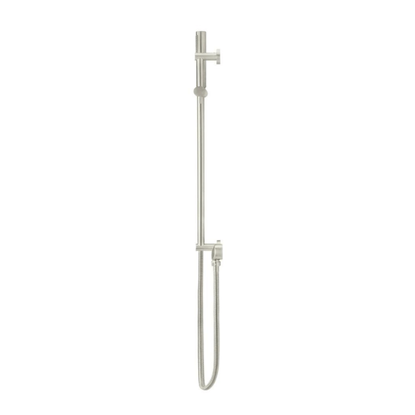 MZ0402-R-PVDBN Meir Round Brushed Nickel Hand Shower on Rail Column_Stiles_Product_Image