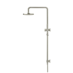 MZ0704-R-PVDBN Meir Round Brushed Nickel Combination Shower Rail Set 200mm_Stiles_Product_Image 2