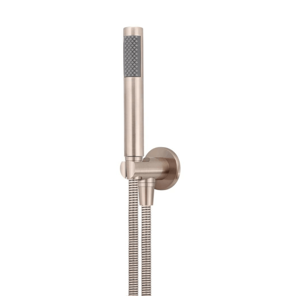 MZ08-R-CH Meir Round Champagne Hand Shower on Fixed Bracket_Stiles_Product_Image