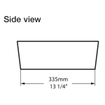 V+A Ios 54 White Gloss Counter Top Basin 362x540x125mm_Stiles_TechDrawing_Image2