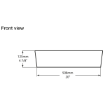 V+A Ios 54 White Gloss Counter Top Basin 362x540x125mm_Stiles_TechDrawing_Image4