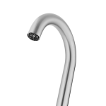 Jee-O Original 02 Brushed Stainless Steel Freestanding Shower and Hand Shower_Stiles_Product_Image2