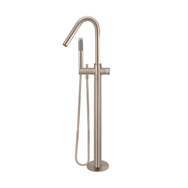 MB09PN-CH Meir Round Champagne Pinless Freestanding Bath Spout and Hand Shower_Stiles_Product_Image