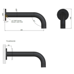 MBS05-C Meir Round Wall Bath Spout_Stiles_TechDrawing_Image