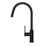 MK17 Meir Round Piccola Matt Black Pull Out Kitchen Mixer Tap_Stiles_Product_Image 2