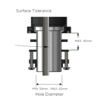 MK17-PVDGM Meir Round Piccola Gun Metal Pull Out Kitchen Mixer Tap_Stiles_TechDrawing_Image 2