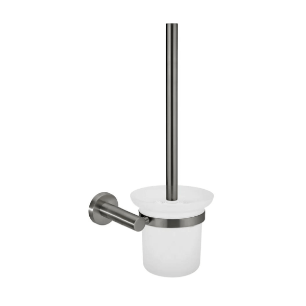 MTO01-R-PVDGM Meir Round Gun Metal Toilet Brush and Holder_Stiles_Product_Image