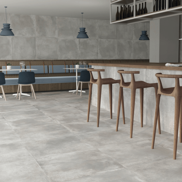 AB Tiles Industrial Hall Medium Grey Natural Rectified 1200x1200mm_Stiles_Lifestyle_Image