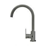 MK03PD-PVDGM Meir Round Gun Metal Paddle Handle Kitchen Mixer_Stiles_Product_Image 2