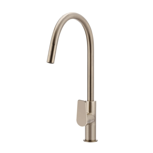 MK17PD-CH Meir Piccola Round Champagne Paddle Handle Pull Out Kitchen Mixer_Stiles_Product_Image
