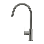 MK17PD-PVDGM Meir Piccola Round Gun Metal Paddle Handle Pull Out Kitchen Mixer_Stiles_Product_Image 2
