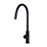 MK17PN Meir Piccola Round Matt Black Pinless Handle Pull Out Kitchen Mixer_Stiles_Product_Image