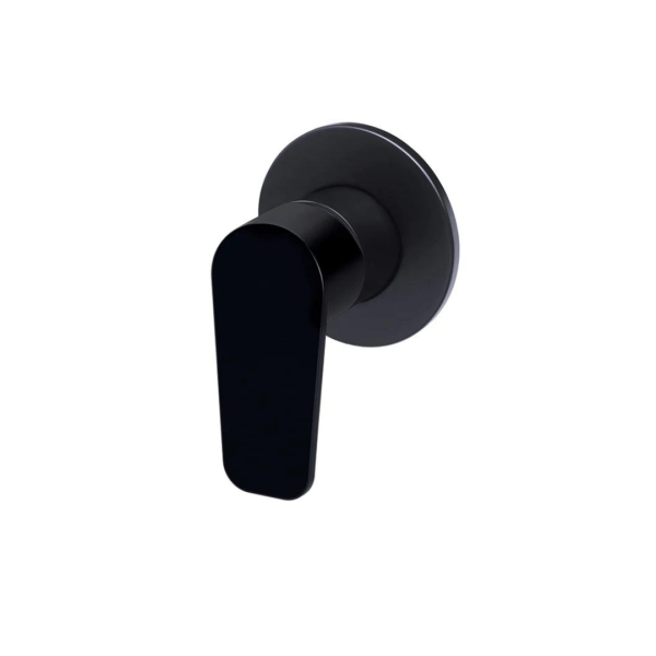 MW03PD-FIN Meir Round Matt Black Paddle Handle Wall Mixer_Stiles_Product_Image