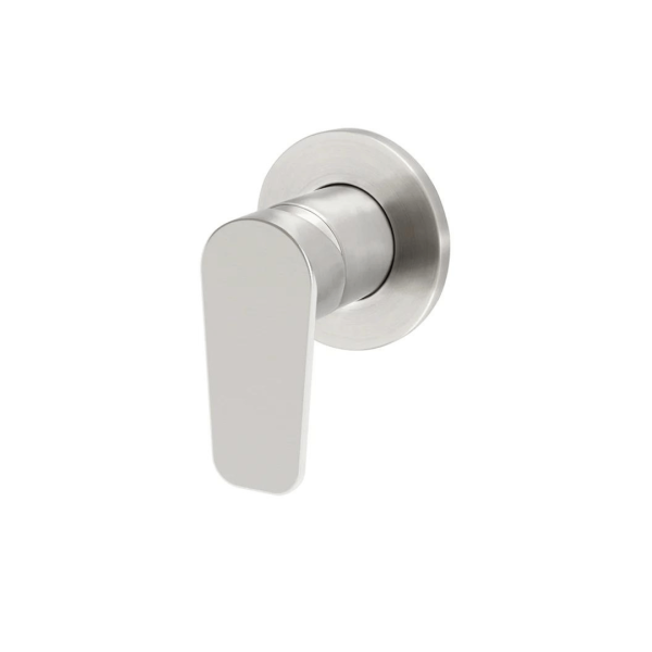 MW03PD-FIN-PVDBN Meir Round Brushed Nickel Paddle Handle Wall Mixer_Stiles_Product_Image