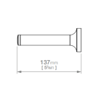 2682 Liquid Red Felicity Double Towel Rail 650mm_Stiles_TechDrawing_Image2