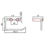 SA08831 Blutide Paper Hold wo cover_Stiles_TechDrawing_Image