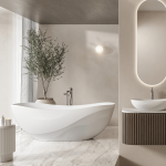 SE2M-N-SM-NO V+A Seros 1800 White Matt Bath 1800x766mm_Stiles_Product_Image 2