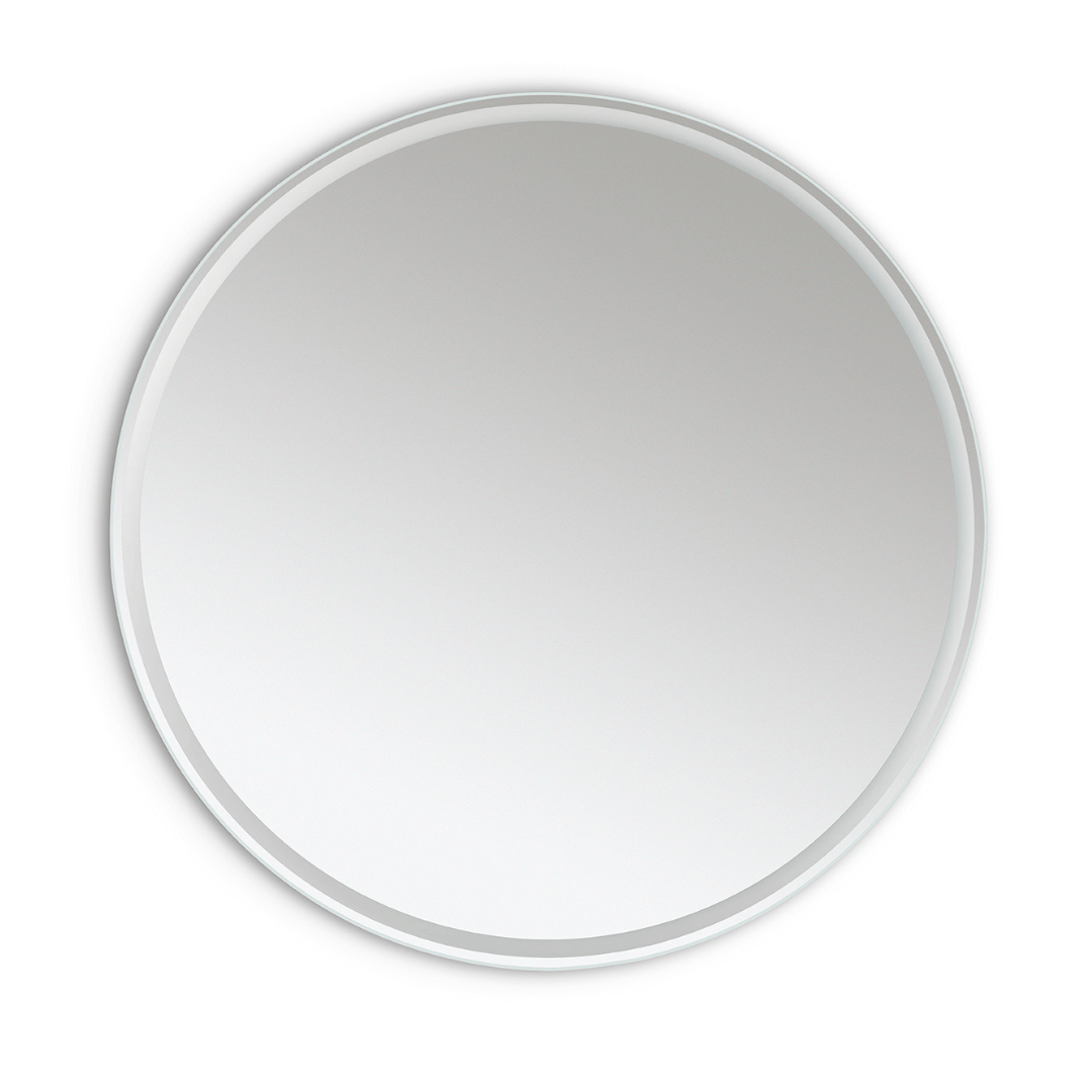 Superlume Focca Uma Round llluminated Mirror 900x900mm - Stiles