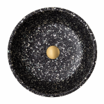 Zabella Zak Black Abalone Basin 405x405x120mm_Stiles_Product_Image