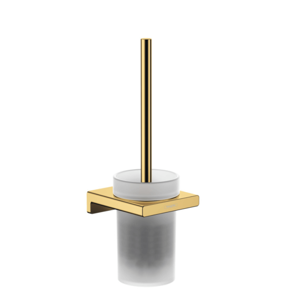 41752990 Hansgrohe AddStoris Polished Gold Optic Toilet Brush holder Wall Mounted_Stiles_Product_Image