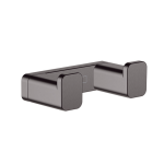 41755340 Hansgrohe AddStoris Brushed Black Chrome Double Towel Hook_Stiles_Product_Image