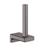 41756340 Hansgrohe AddStoris Brushed Black Chrome Spare Roll Holder_Stiles_Product_Image