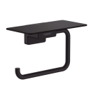 41772670 Hansgrohe AddStoris Matt Black Roll Holder with Shelf_Stiles_Product_Image