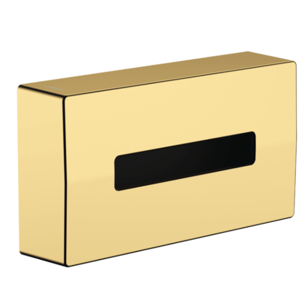 41774990 Hansgrohe AddStoris Polished Gold Optic Tissue Box_Stiles_Product_Image