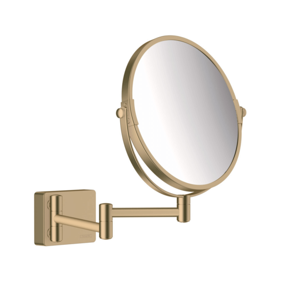 41791140 Hansgrohe AddStoris Brushed Bronze Shaving Mirror_Stiles_TechDrawing_Image
