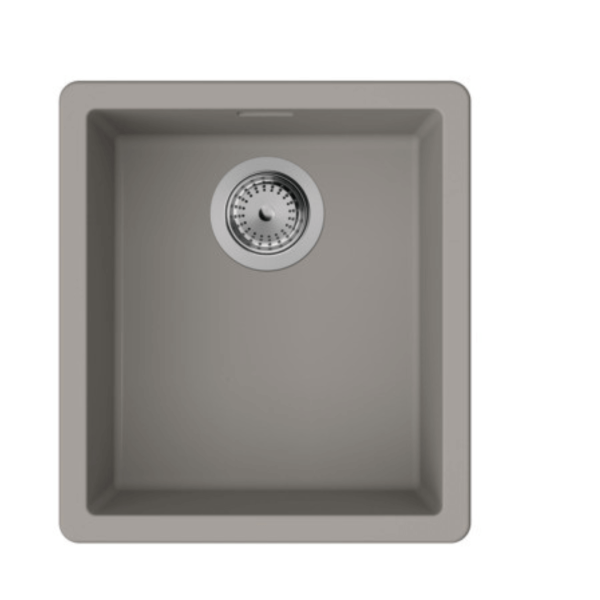 43349380 Hansgrohe S52 Concrete Grey S520-F350 Built-in Sink with Manual Waste Set_Stiles_Product_Image