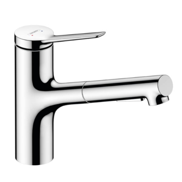 74800003 Hansgrohe Zesis M33 Pull-Out Sink Mixer 150mm_Stiles_Product_Image