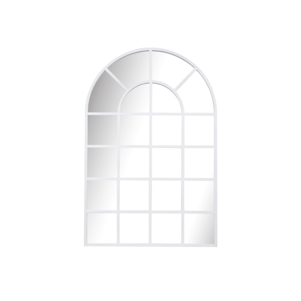 PMM-ARCH-WHI-S Paramount Mirrors Arch Small White Mirror 900x600mm_Stiles_Product_Image