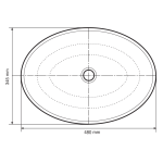 The Darling Matt White Basin 345x480x145mm_Stiles_TechDrawing_Image