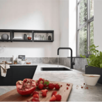 43431170 Hansgrohe S51 Graphite Black S510-U450 Under-Mount Sink 450_Stiles_LifeStyle_Image 2