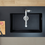 43432170 Hansgrohe S51 Graphite Black S510-U660 Under-Mount Sink 660_Stiles_LifeStyle_Image