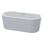 B0000189 Luximo ASP Caymen One Piece Freestanding Seamless Bath 1685x790x580mm_Stiles_Product_Image