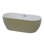 B0000317 Luximo ASP Cowley Champagne One Piece Freestanding Bath 1620x730x580mm_Stiles_Product_Image